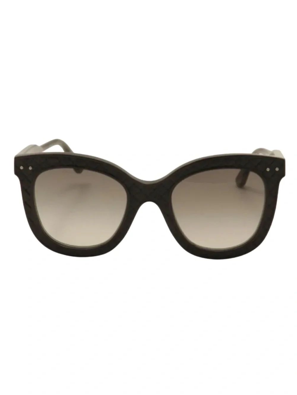 Bottega Veneta NEW Calfskin Leather & Acetate Cat Eye Sunglasses w Origi…
